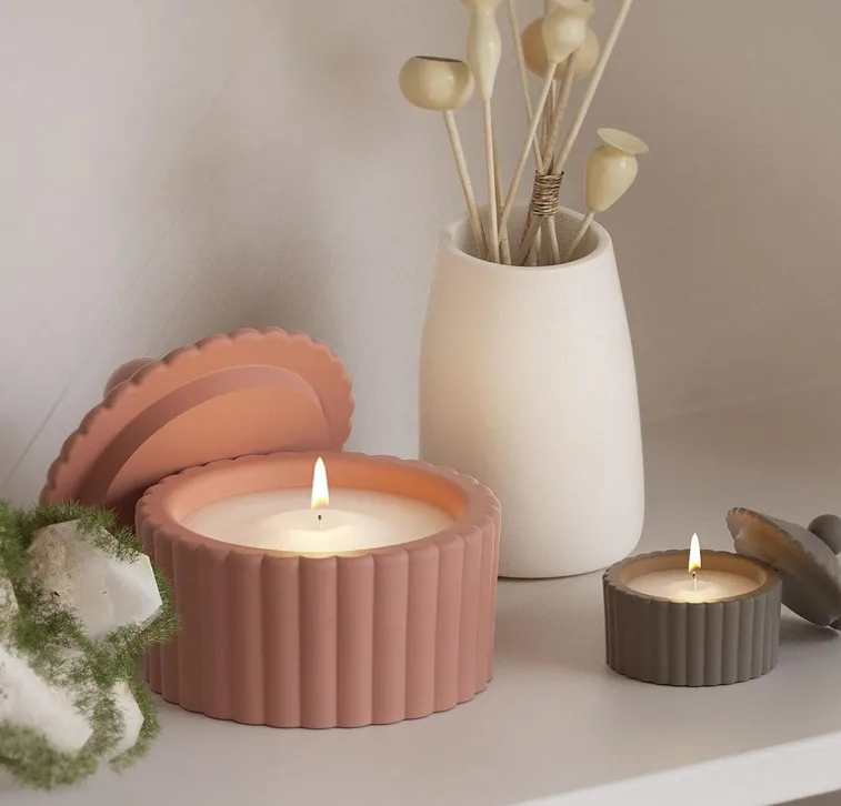 gypsum or ceramic storage jars