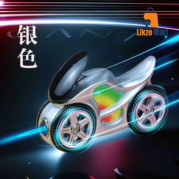 New Windproof Trendy Motorcycle Style Lighter Motorcycle Model Desktop Direct Blue Flame Boys Gift Cross-Border