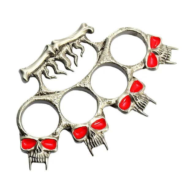 Anime peripheral model toy punch skull King all-metal weapon model crafts ornaments