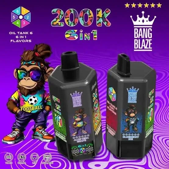 **Bang Blaze 200K 6-in-1 Disposable Vape**