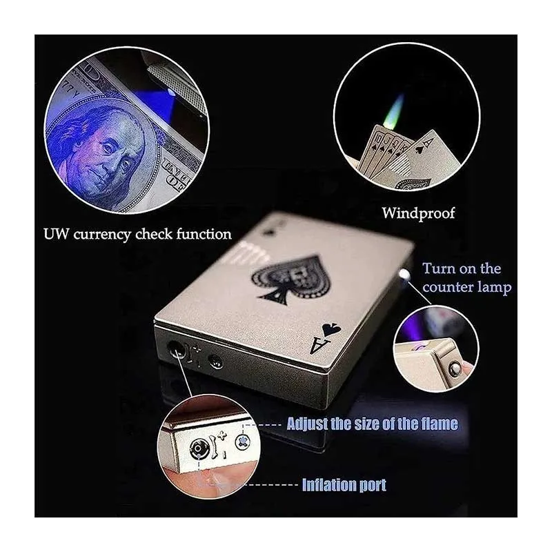 🔥 Internet Red Poker Lighter – হাই-এন্ড গ্রীন ফায়ার লাইটার 🔥