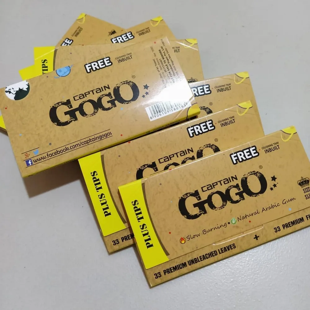 Captain GOGO Rolloinng papers ( KING SIZE WITH FILTER/ROSE/TIPS )