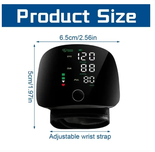 Intelli portable wrist blood pressure monitor