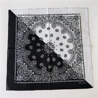 Cotton and Linen Small Square Scarf men's New Spring and Autumn Summer Fashion All-match Korean Style Headscarf Work Hip-hop Scarf style