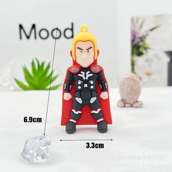 Avengers Alliance Keychain Doll Pendant