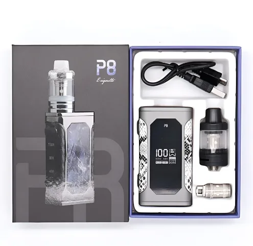 International PRC product high performing Vape E cigarette Pod Kit Empty Vape Tank Starter Kit P8 100w - 1 piece