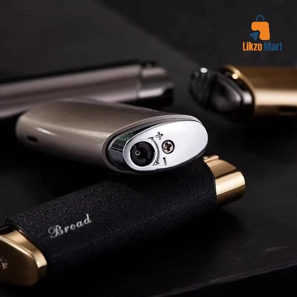 Business Gifts Metal Brushed Windproof Straight Lighter💥