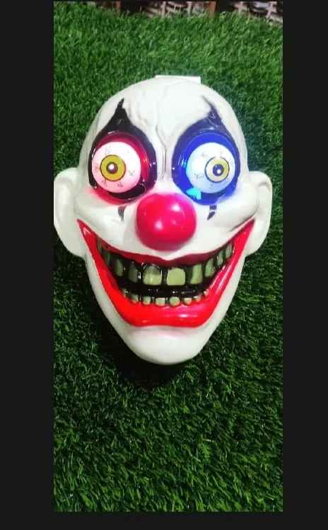 🎃(( LED )) Halloween Eye-Bursting Clown Mask👻☠
