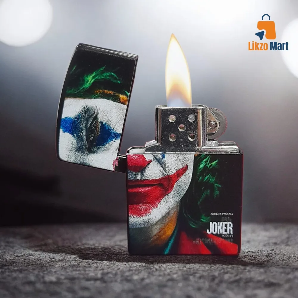 Mini Metal Gas Lighter – ( joker ) 🔥