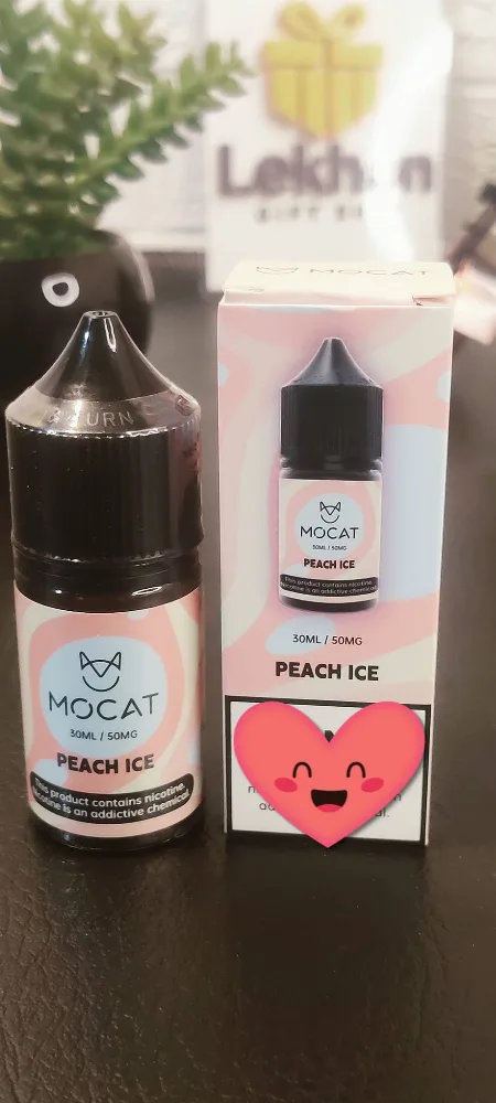 Mocat peach ice Nic Salt 💧 সাইজ: 30ml [50mg]