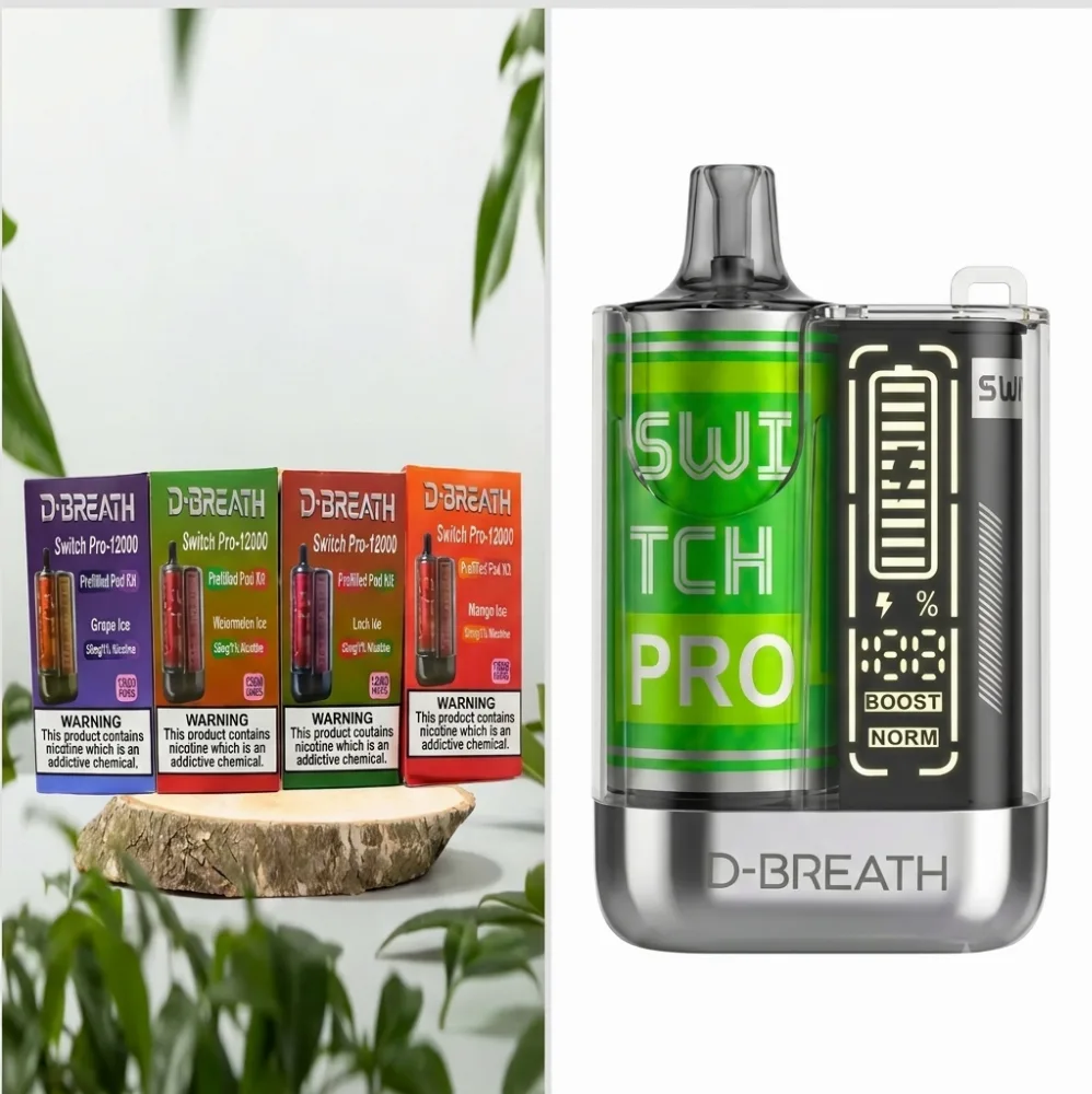 D-BREATH Switch Pro Watermelon Ice-12000 Puff Prefilled Pod Kit