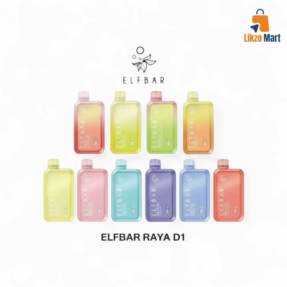 Elifbar RAYA D1-13k puffs ALL Flavours