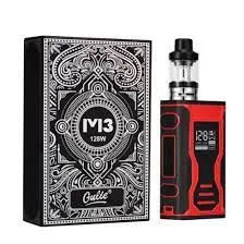 Electronic m3 128W Box Mod Kit With 3 5ml Tank Built in 2000mAh Battery Huge Thick Oil Gaft Flaveor 1