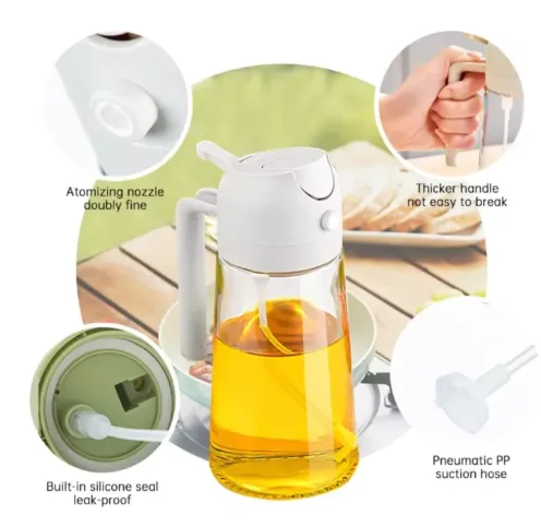 2-in-1 Sprayable and Pourable Oil Bottle