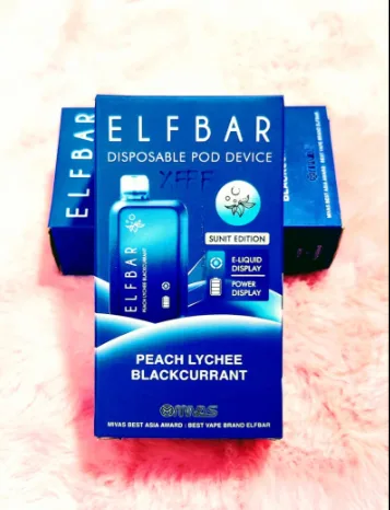 Elf Bar BC10000 PEACH LYCHEE BLACKCURRANT 18mL 10000 Puffs 20mg