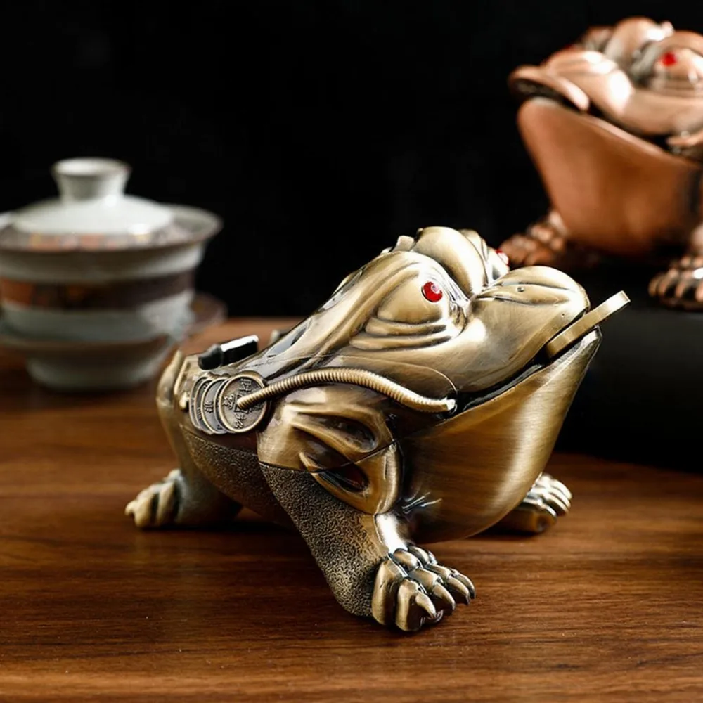 🐸 রেট্রো স্টাইল টোড (ব্যাঙ) সিগারেট অ্যাশট্রে 🐸