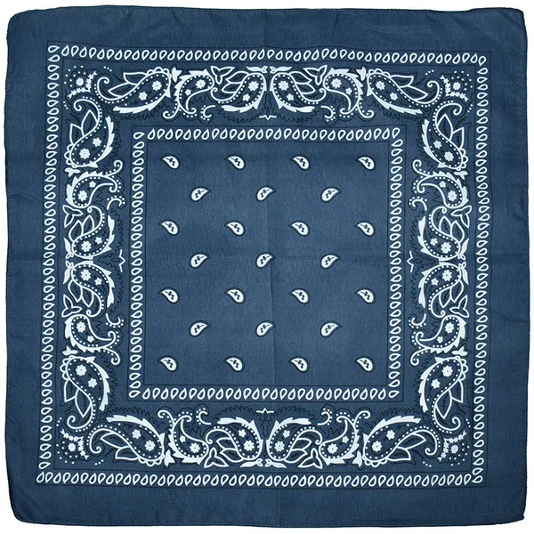 Polyester Paisley cashew flower square scarf magic outdoor riding hip hop style headscarf