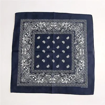 Cotton and Linen Small Square Scarf men's New Spring and Autumn Summer Fashion All-match Korean Style Headscarf Work Hip-hop Scarf style