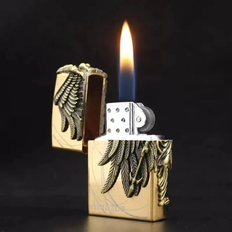 New 3D Zippo Style Gas Lighter