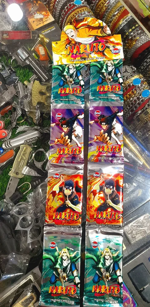 Naruto Anime TCG Card Game English Version Rare Collectibles Kids Gift Toy Holo Lamination