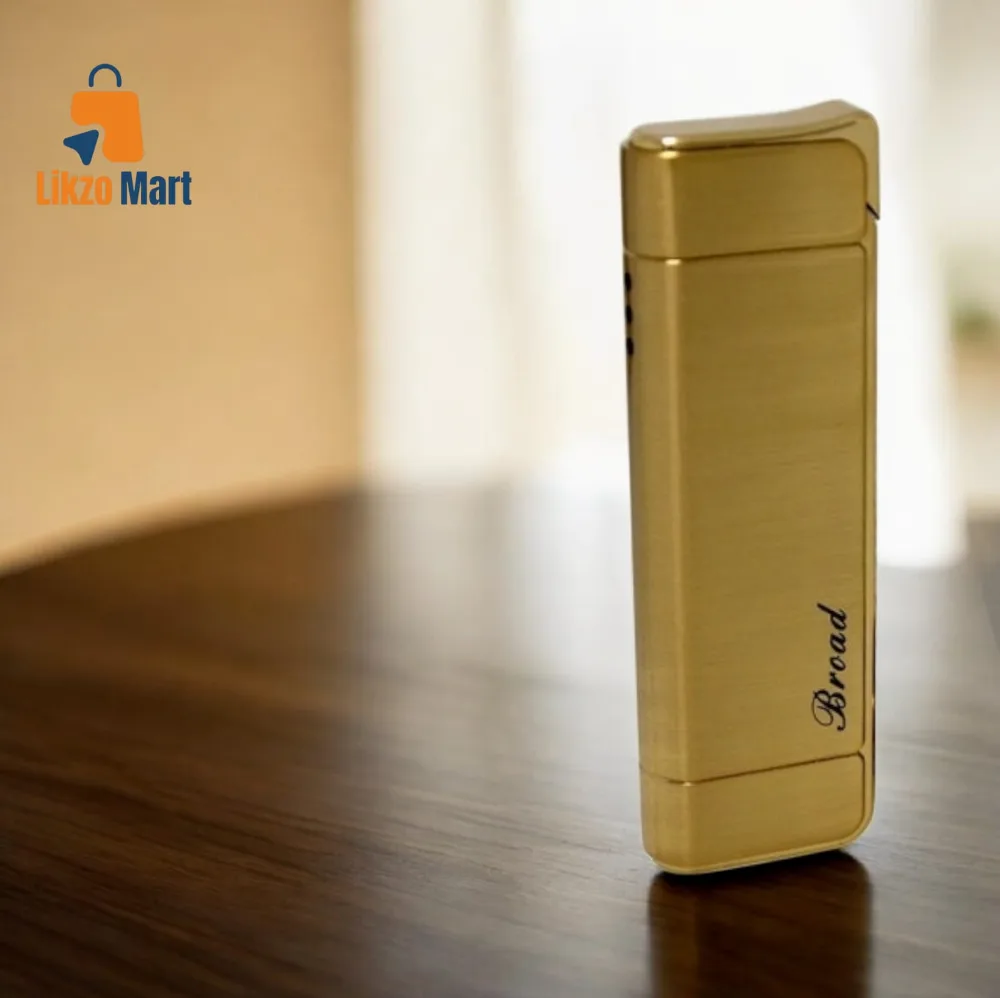 Strip Electroplating Inflatable Gas Direct Personality Metal Advertising Lighter 🔥