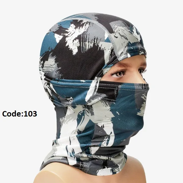 Outdoor Riding Full Face Mask Quick-drying Headgear Motorcycle Bicycle Helmet Inner Hat Neck Breathable Sunscreen Headgear