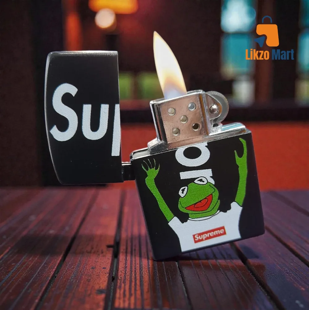 Mini Pocket Gas Lighter – ( Supreme ) 😍