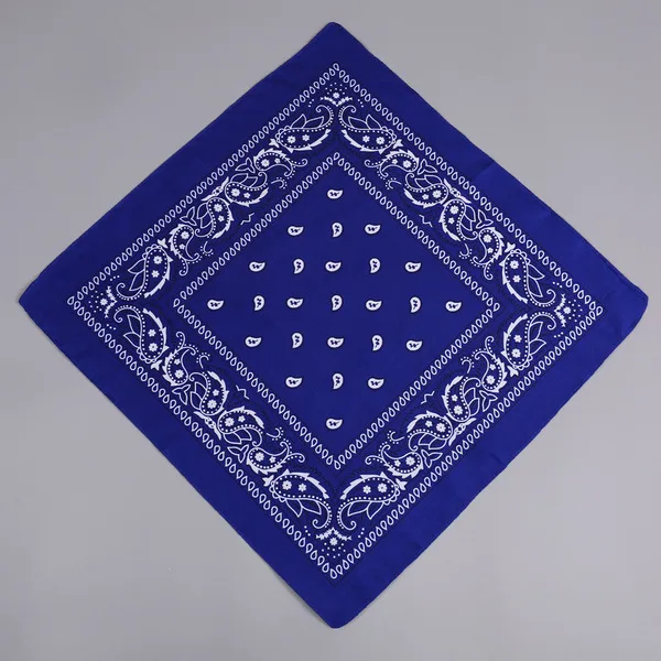 Polyester Paisley cashew flower square scarf magic outdoor riding hip hop style headscarf