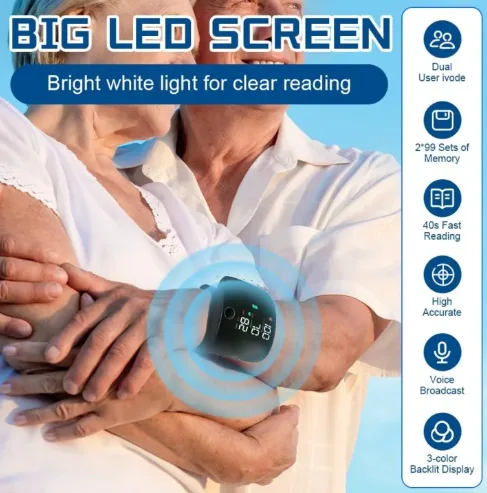 Intelli portable wrist blood pressure monitor