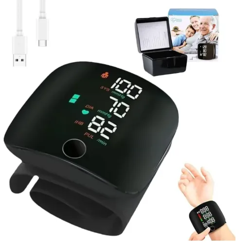 Intelli portable wrist blood pressure monitor