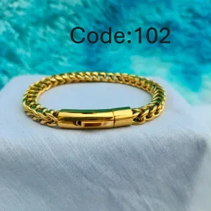 Stainless Steel Bracelet Retro Grey Keel Chain Men'S Thick Bracelet Fashion Accessories Titanium Steel Jewelry