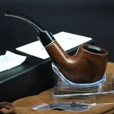 Wooden Smoking Pipe with Stand