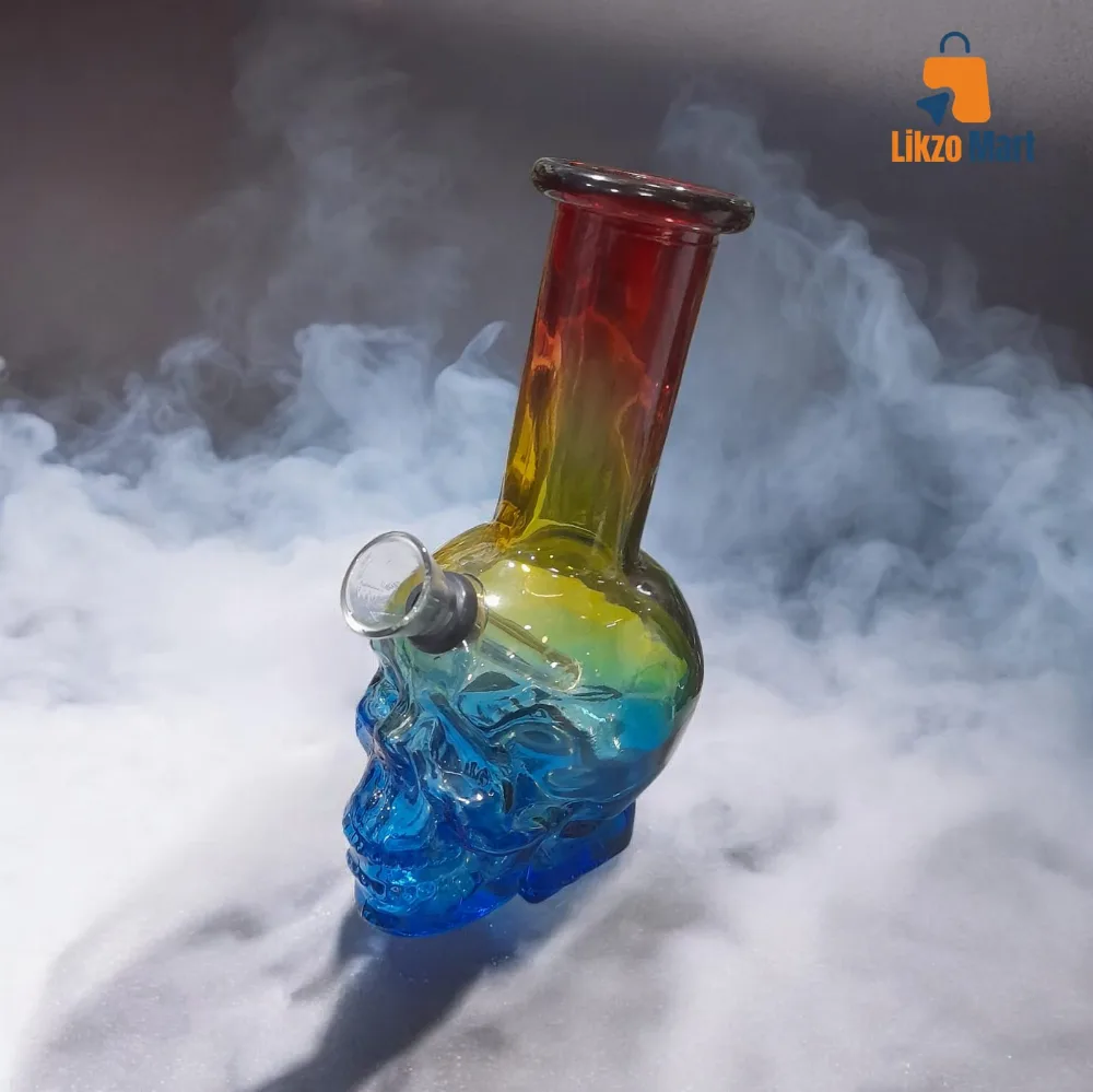 Skull Glass Mini Water Pipe💀