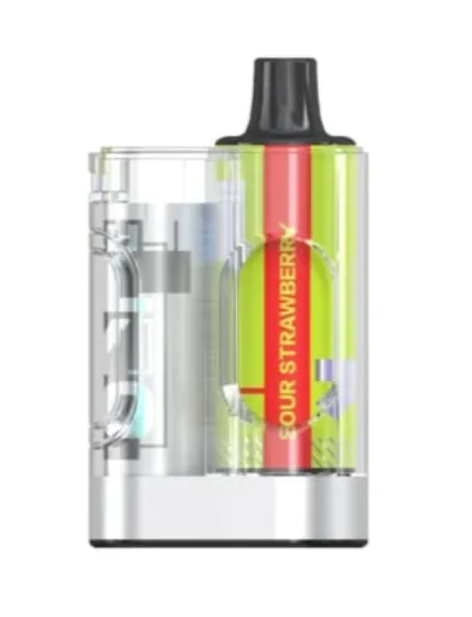 Flyto Switch sour strawberry 6000 Puffs Disposable Pod Kit – Rechargeable, 8ml E-liquid, Type-C Charging