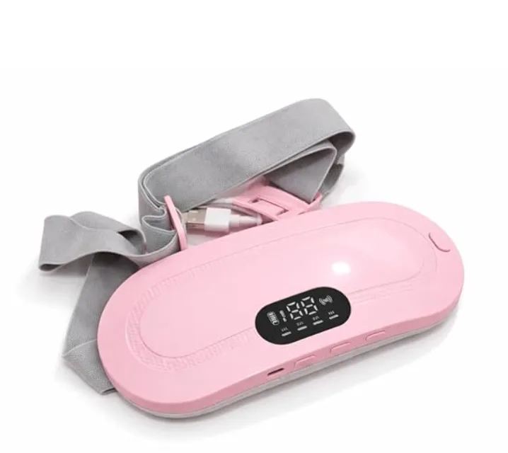 Wireless Warm Palace Belt With LCD Display Heating Pad Relieve Hot Compress