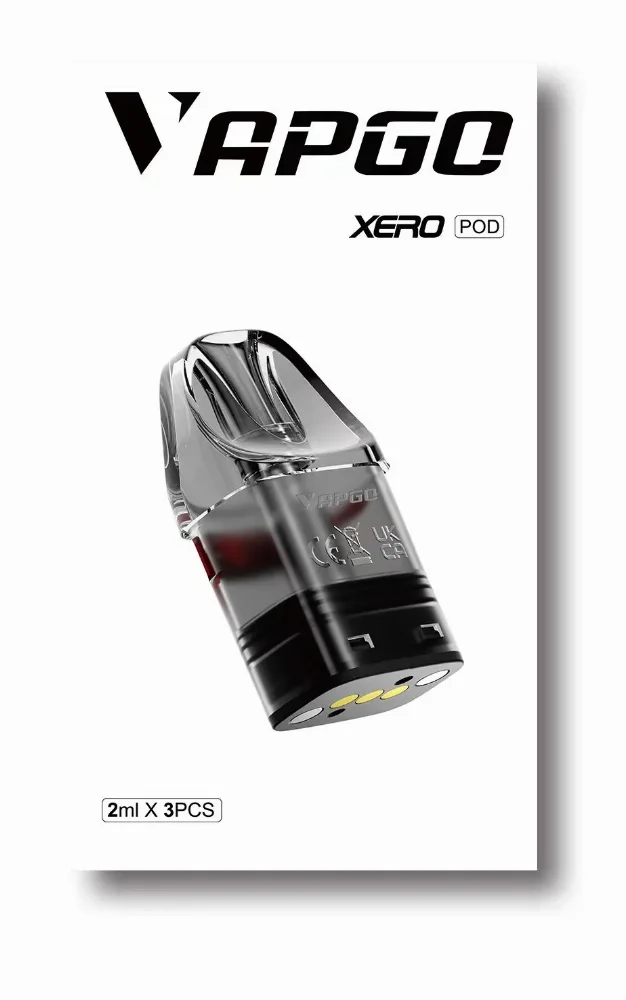 VAPGO XERO Replacement Pod Cartridge for XERO Classic Kit / XERO Nano Kit 2ml[ 1 pes ] tank