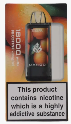 Ttigerr 18k Puffs Disposable Mango 1 Piece