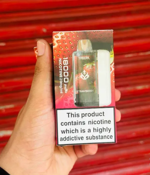 Ttigerr 18k Puffs Disposable Strawberry 1 Piece