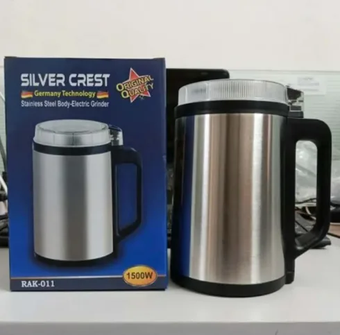Silver Crest Stainless Steel Electric Mini Grinder (Model RAK-011 / RAK-001)