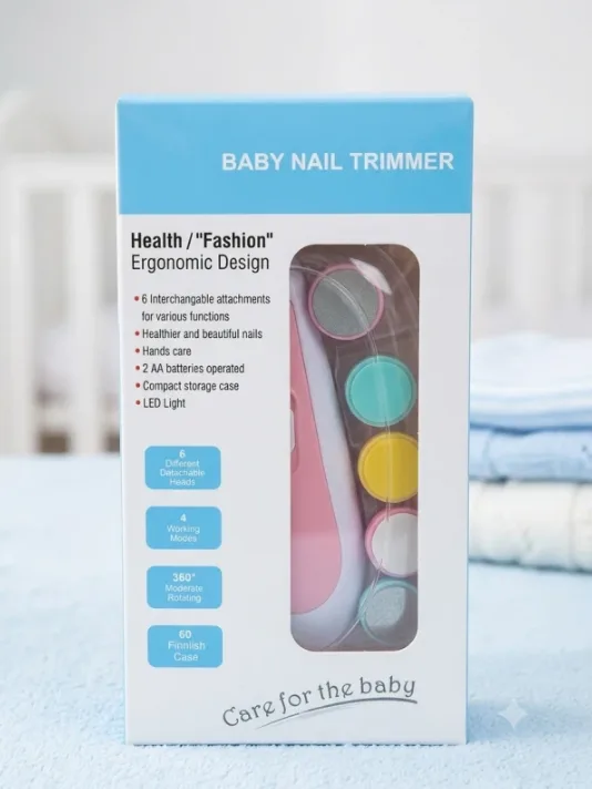 Electric baby nail trimmer and manicure set