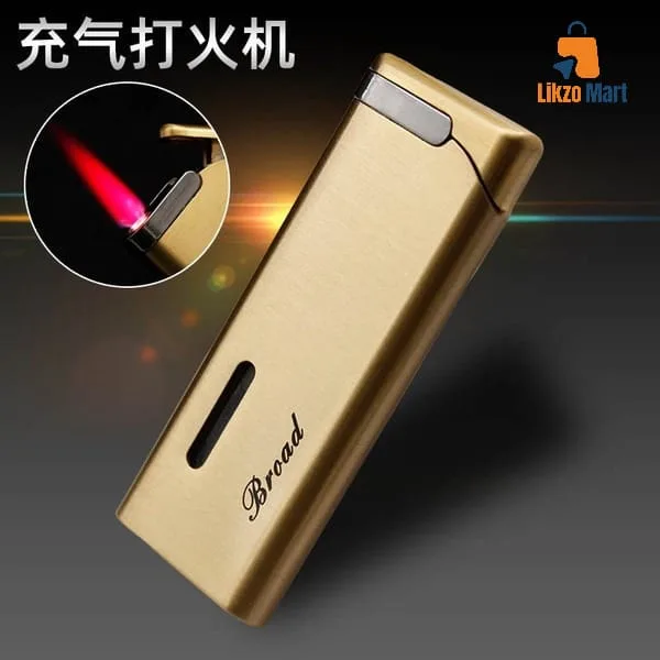Metal red flame visible windproof inflatable lighters