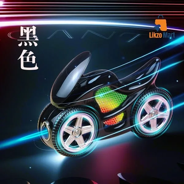 New Windproof Trendy Motorcycle Style Lighter Motorcycle Model Desktop Direct Blue Flame Boys Gift Cross-Border