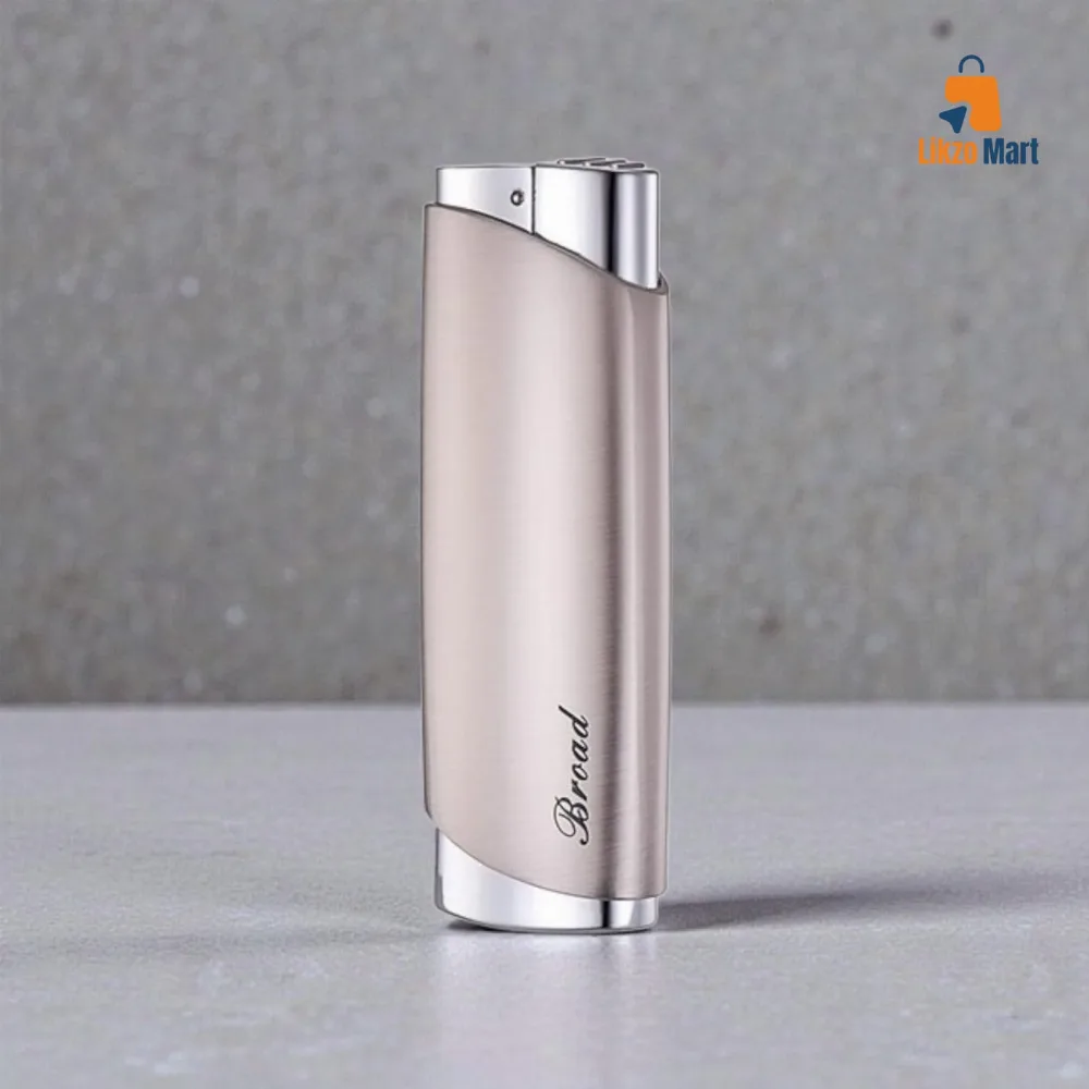 Business Gifts Metal Brushed Windproof Straight Lighter💥