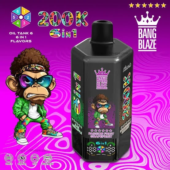 **Bang Blaze 200K 6-in-1 Disposable Vape**
