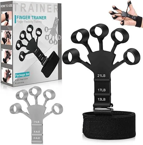 Popular Silicone Finger Tensioner Grip Strength Exercise Strength Stretching Finger Strength Device Flexion and Extension Trainer