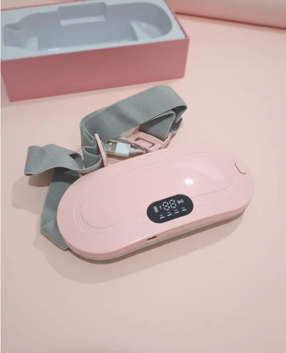 Wireless Warm Palace Belt With LCD Display Heating Pad Relieve Hot Compress