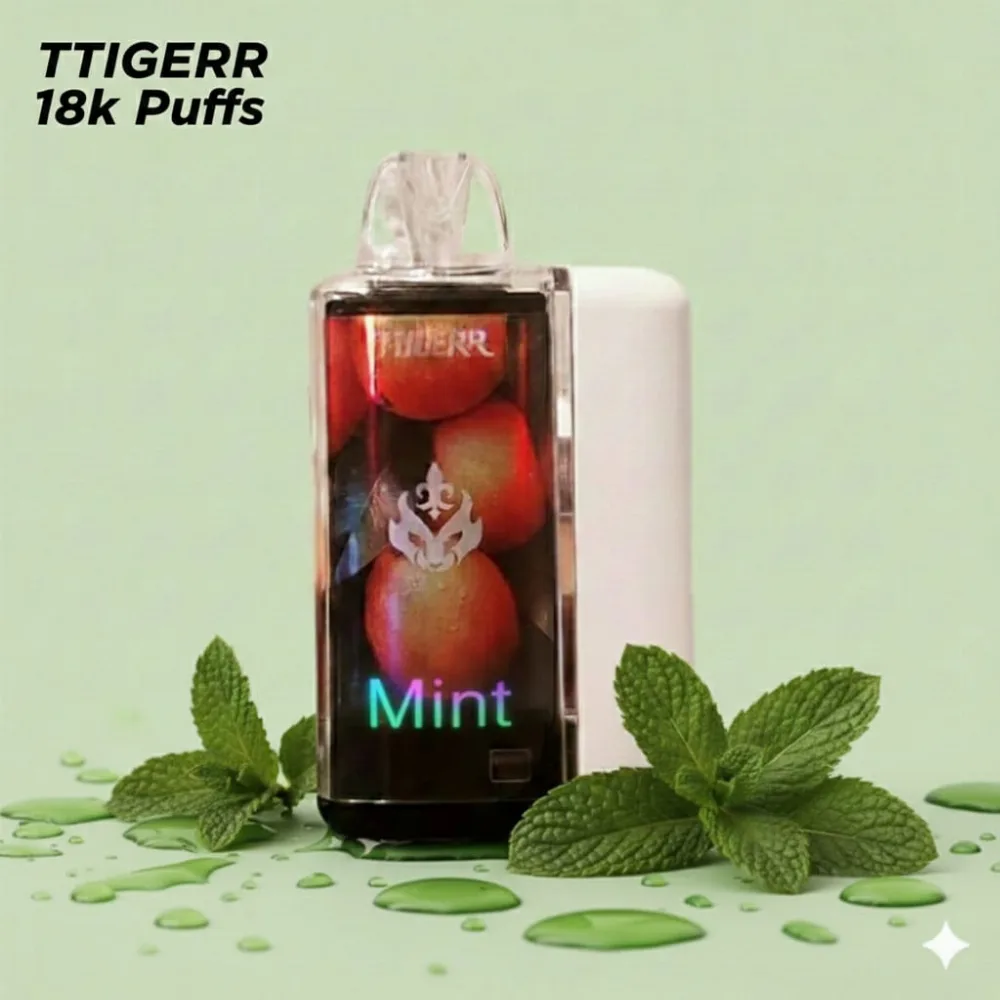 Ttigerr 18k Puffs Disposable Mint 1 Piece